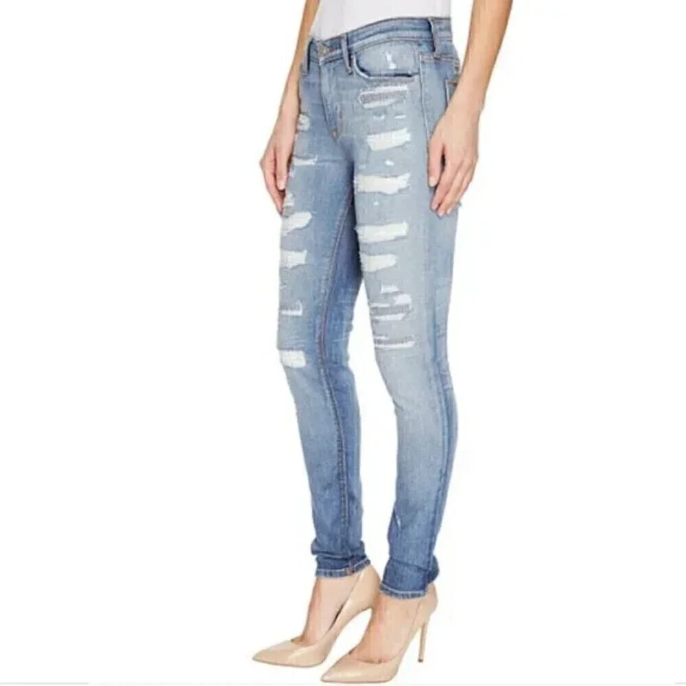 Hudson Nico Mid-Rise Southpaw Distressed Jeans - Picture 6 of 12